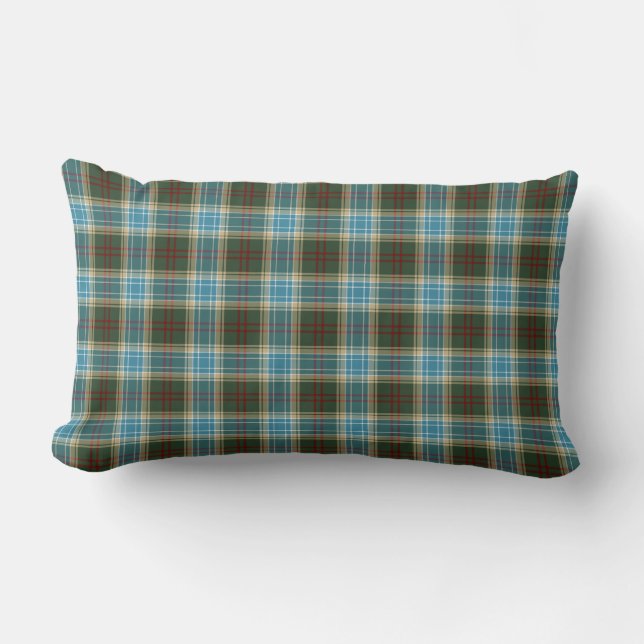 State of Michigan Tartan Lumbar Cushion (Front)