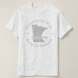 State Of Minnesota PERSONALIZED T-shirt