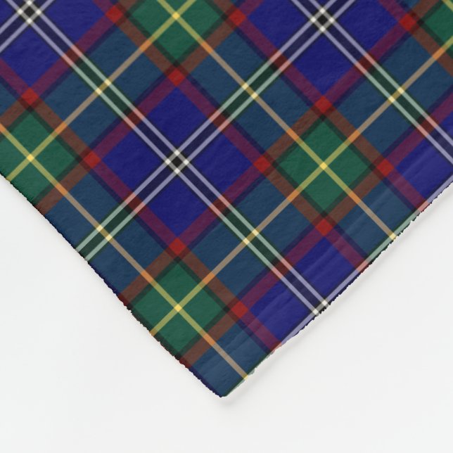State of Minnesota Tartan Fleece Blanket (Corner)