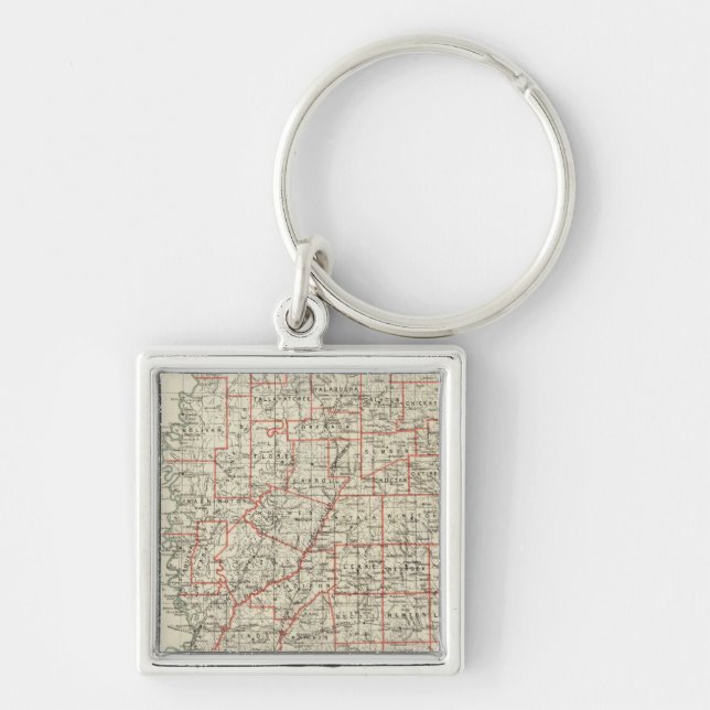State of Mississippi Key Ring (Front)