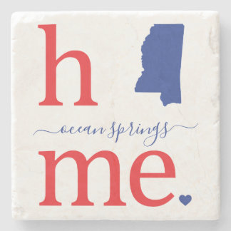 State of Mississippi Stone Coaster