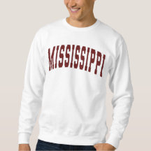 State Of Mississippi Vintage College Style