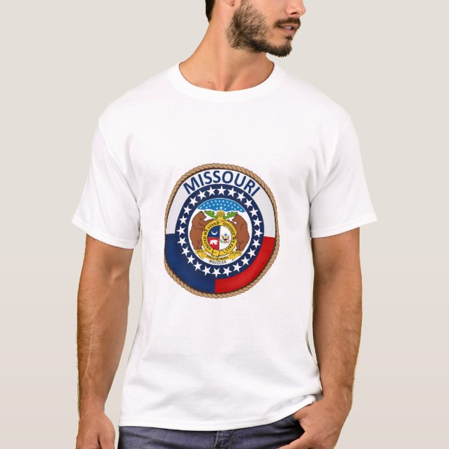 State of Missouri Flag Seal T-Shirt (Front)