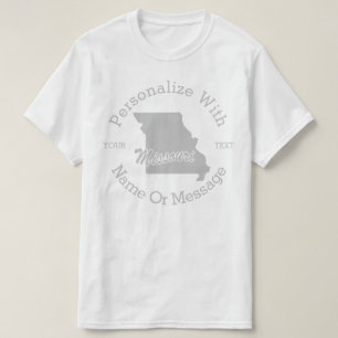 State Of Missouri PERSONALIZED T-shirt