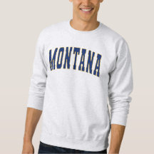 State Of Montana Vintage College Style