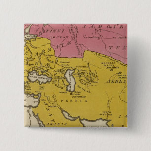 State of Nations at the Christian aera 15 Cm Square Badge