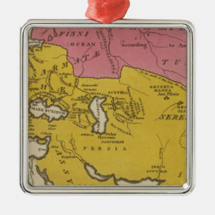 State of Nations at the Christian aera Metal Tree Decoration