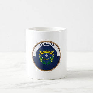 State of Nevada Flag Seal Coffee Mug