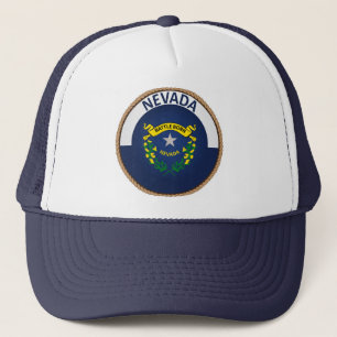 State of Nevada Flag Seal Trucker Hat