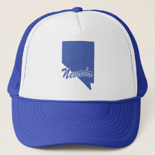 State Of Nevada Shape Trucker Hat