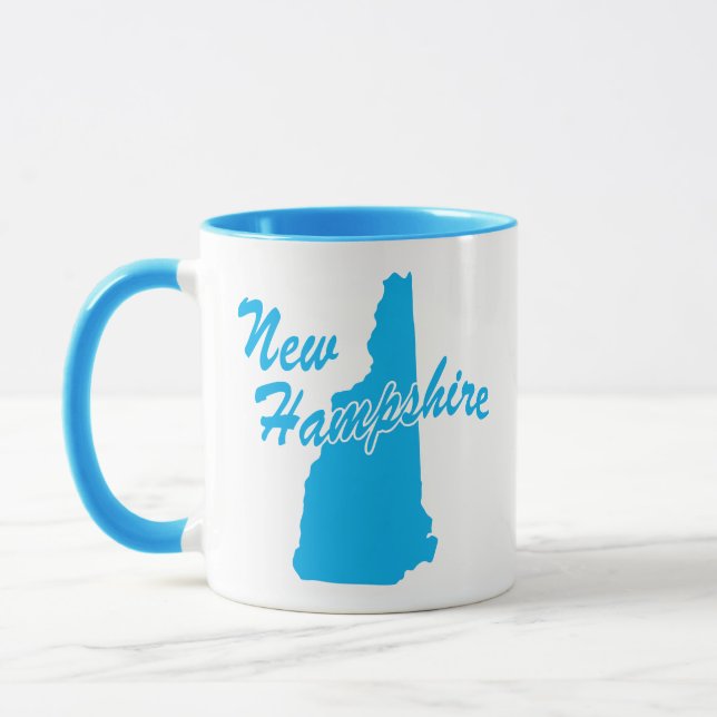 State Of New Hampshire Shape Mug (Left)