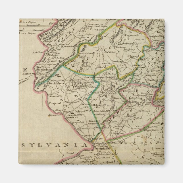 State of New Jersey 3 Magnet (Front)