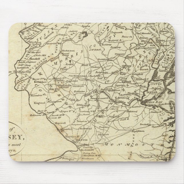 State of New Jersey Mouse Mat (Front)