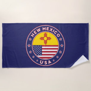 State of New Mexico Beach Towel