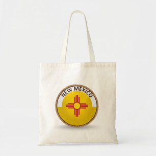 State of New Mexico Flag Seal Tote Bag