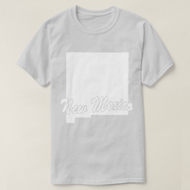 State Of New Mexico Shape T-shirt (Design Front)