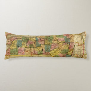 State of New York by DH Burr Body Cushion