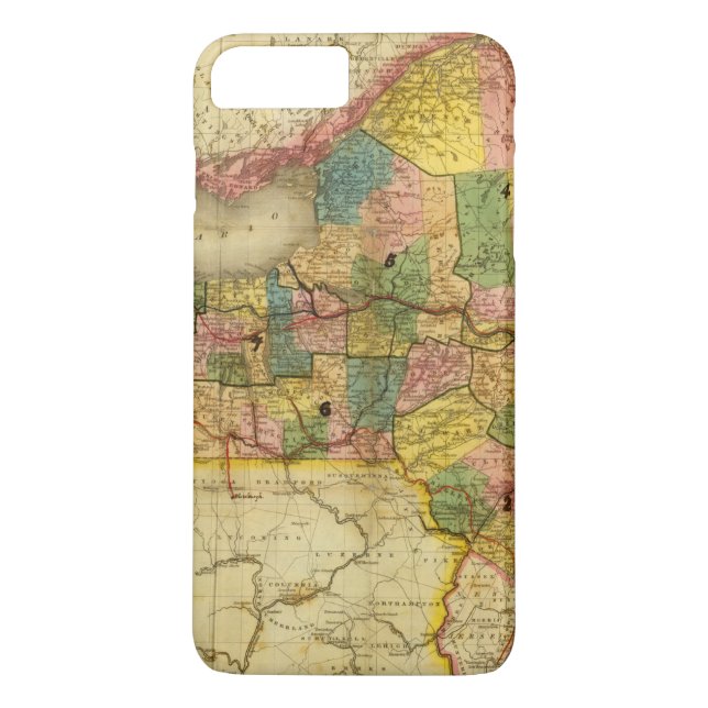 State of New York by DH Burr Case-Mate iPhone Case (Back)