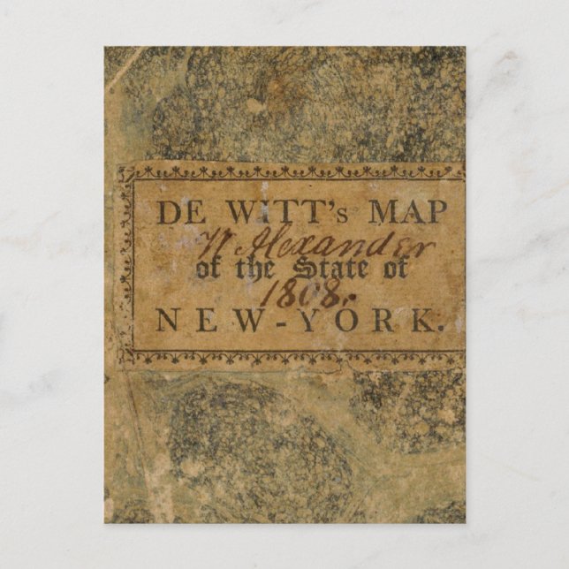 State of New York Cover Postcard (Front)