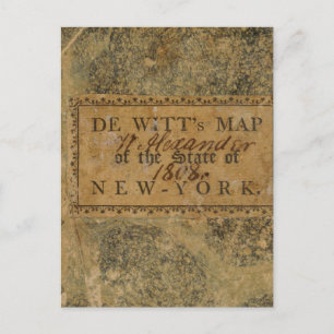 State of New York Cover Postcard