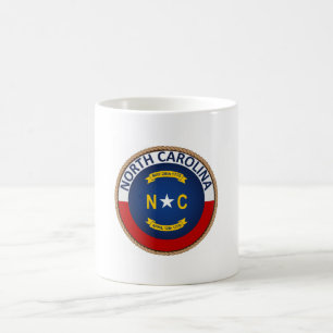 State of North Carolina Flag Seal Coffee Mug