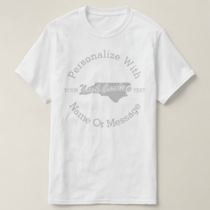 State Of North Carolina PERSONALIZED T-shirt