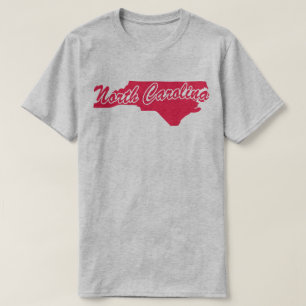 State Of North Carolina Shape T-shirt