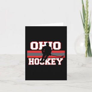 State Of Ohio Ice Hockey Player Gear Sports Coach Card