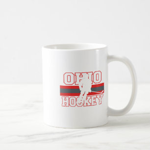 State Of Ohio Ice Hockey Player Gear Sports Coach  Coffee Mug
