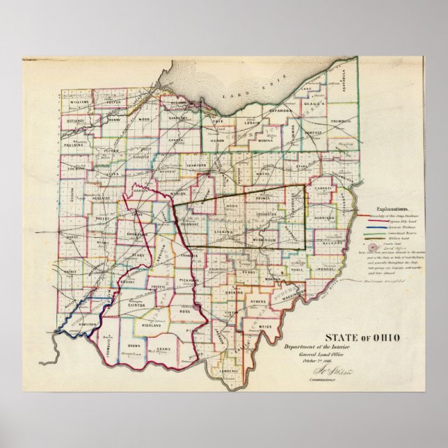 State of Ohio Poster (Front)