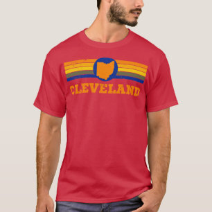 State Of Ohio Silhouette Vintage T-Shirt