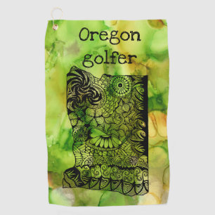State of Oregon Golf towel