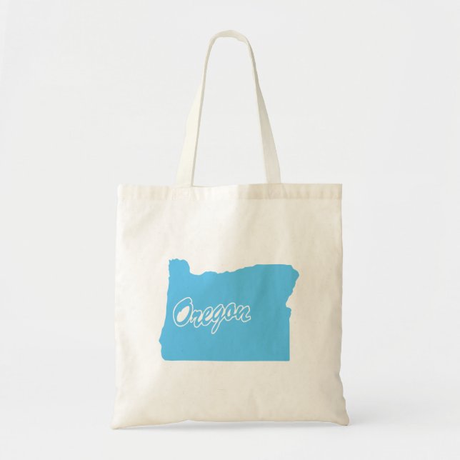 State Of Oregon Shape Tote Bag (Front)