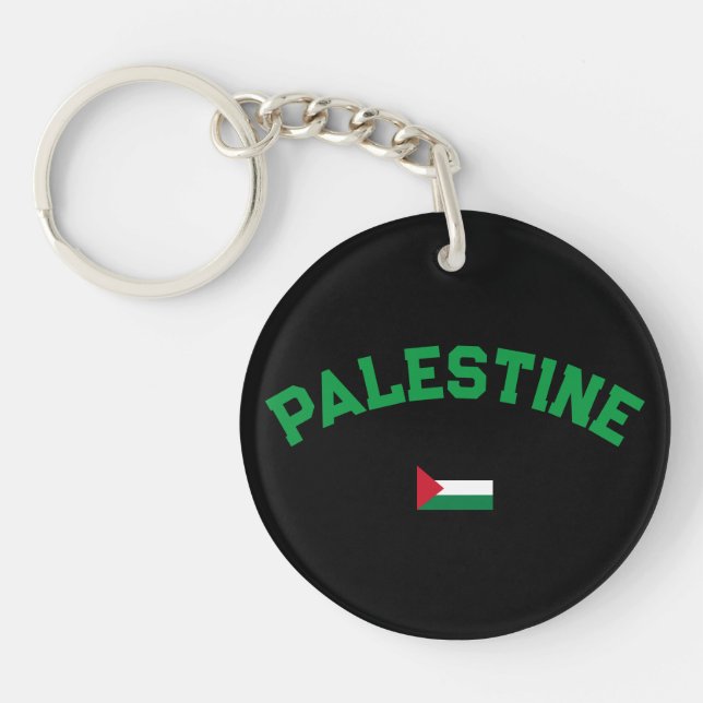 State of Palestine Varsity College University Key Ring (Front)