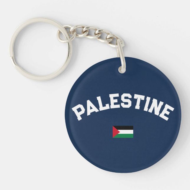 State of Palestine Varsity College University Key Ring (Front)