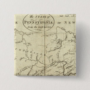 State of Pennsylvania 15 Cm Square Badge
