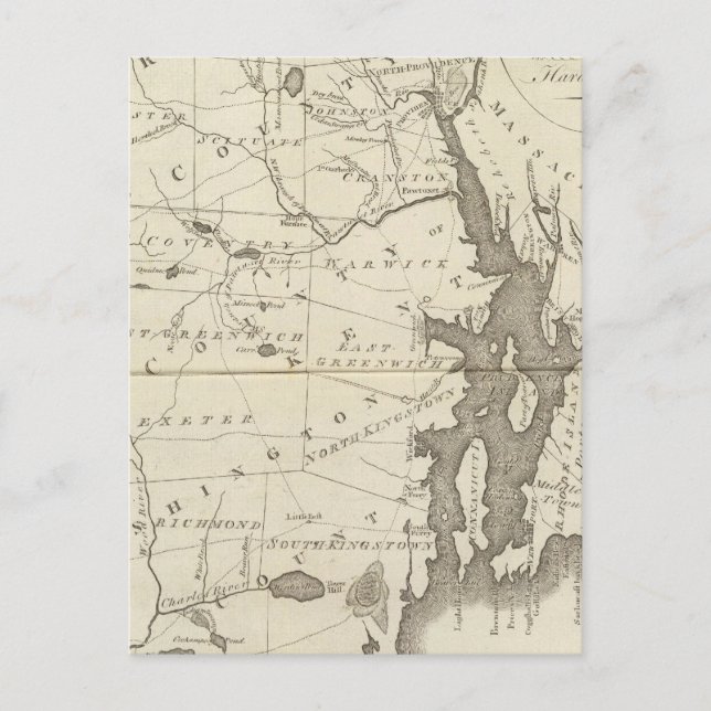 State of Rhode Island Postcard (Front)