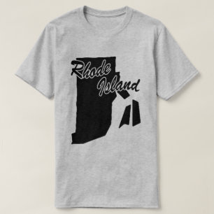 State Of Rhode Island Shape T-shirt