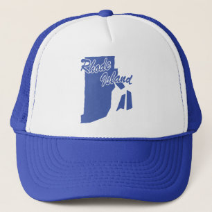 State Of Rhode Island Shape Trucker Hat