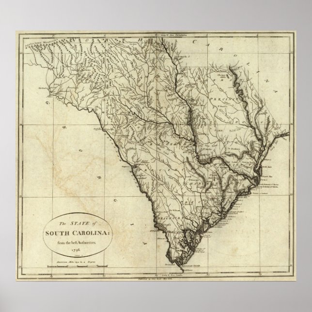 State of South Carolina Poster (Front)