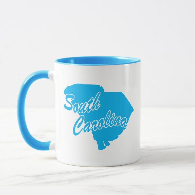 State Of South Carolina Shape Mug (Left)