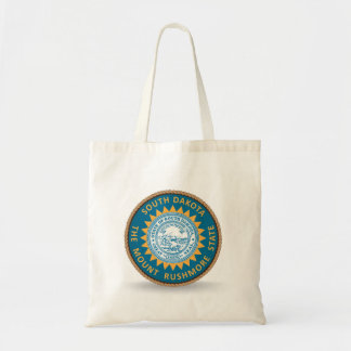 State of South Dakota Flag Seal Tote Bag
