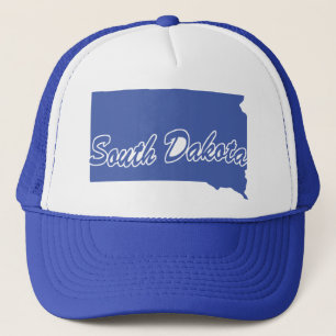 State Of South Dakota Shape Trucker Hat