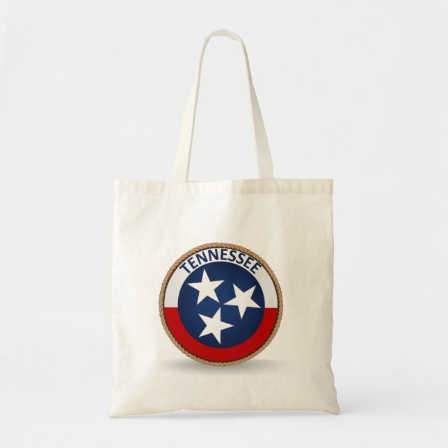 State of Tennessee Flag Seal Tote Bag (Front)