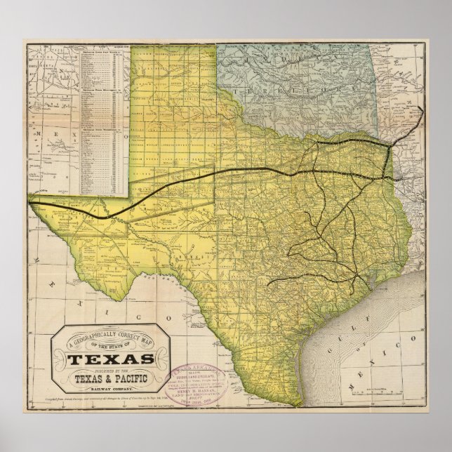State of Texas 2 Poster (Front)