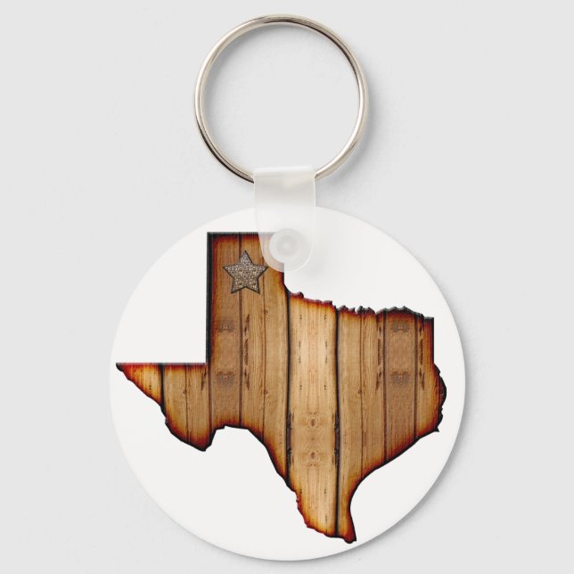 state of Texas Key Ring (Front)