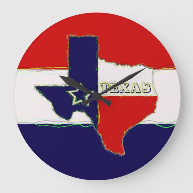 STATE OF TEXAS LARGE CLOCK (Front)
