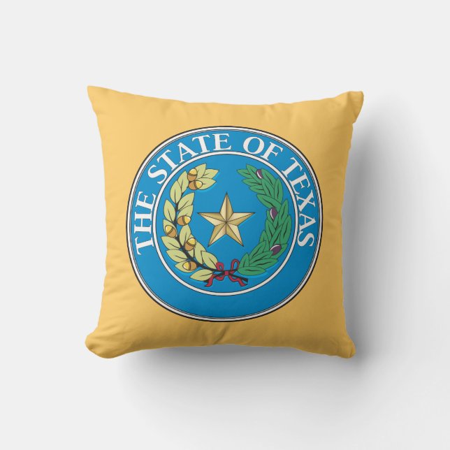 State of Texas seal Cushion (Front)