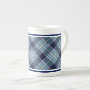 State of Texas Tartan Bone China Mug