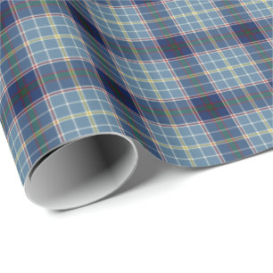 State of Texas Tartan Wrapping Paper